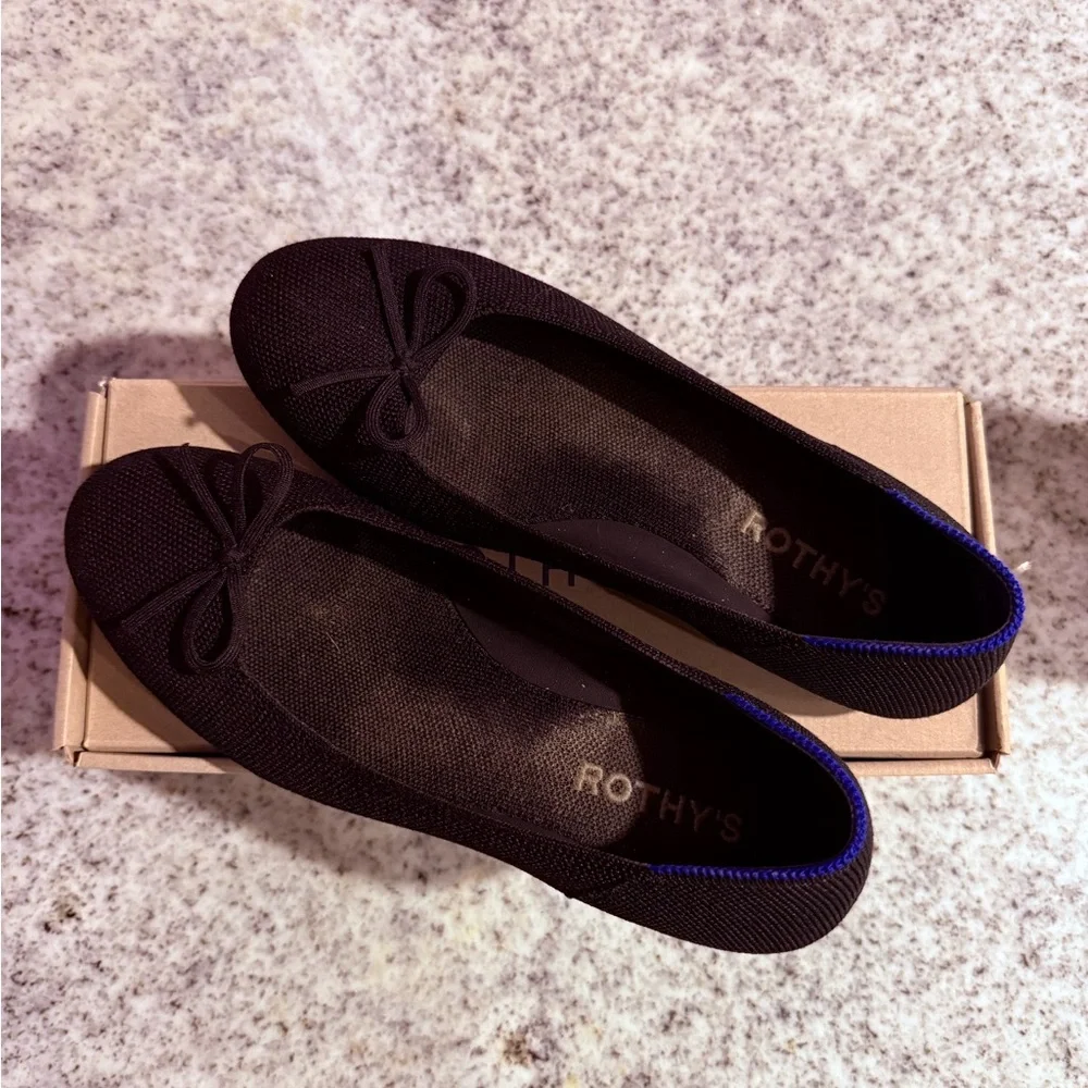 Rothy's Ballet Flats with Bow Accents